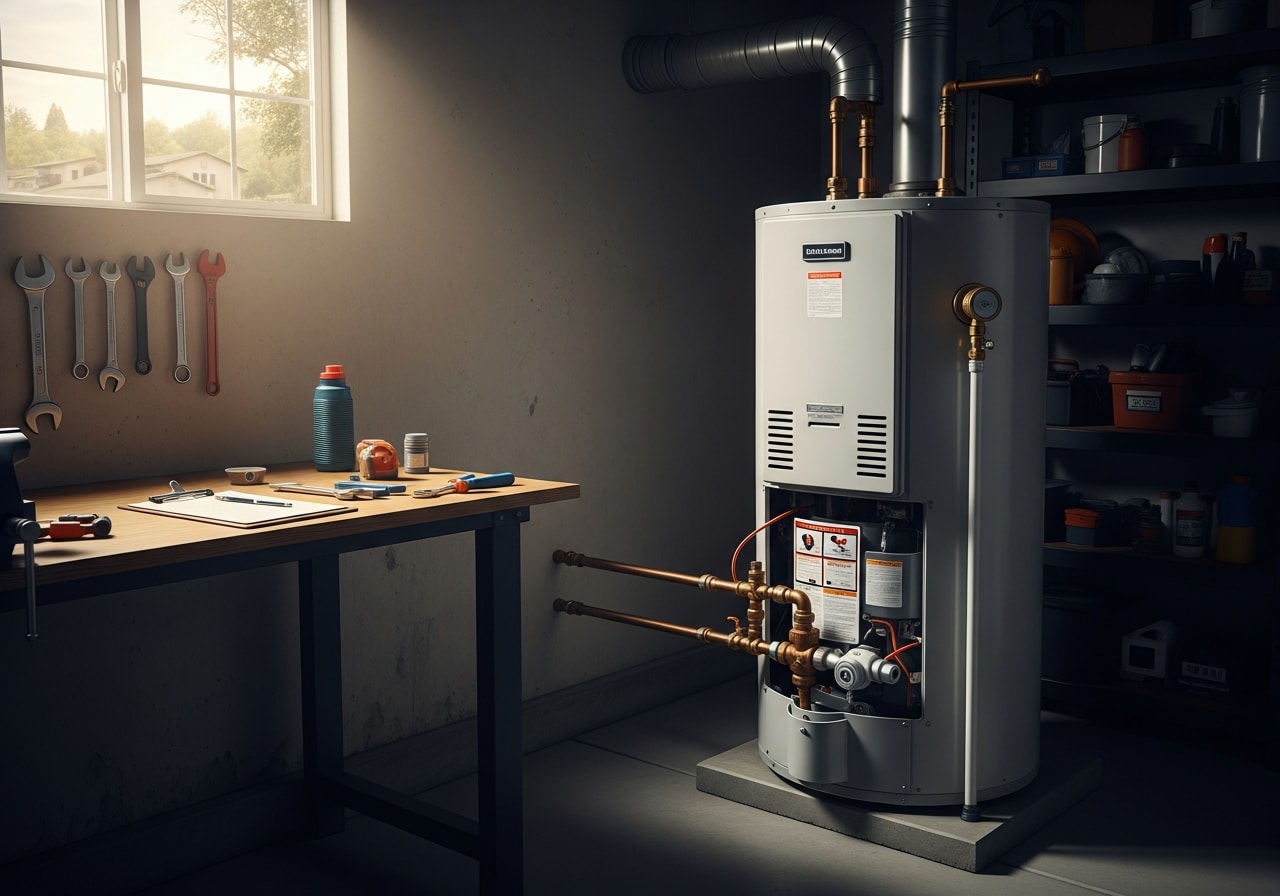Gas water heater repair and maintenance completed in Saratoga residential home
